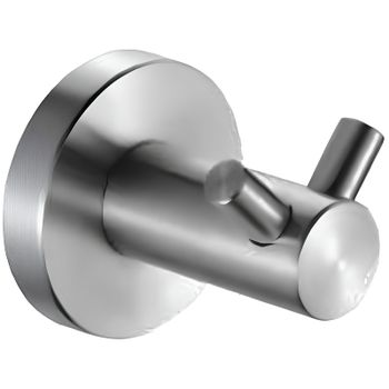 Двойной крючок Haiba HB8305-2 Нержавеющая сталь — фото 1, Крючки для полотенец