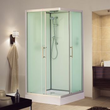 Душевая кабина Esbano ES-80CKR 80x80 ESKB80CKR без гидромассажа — фото 1, Душевые кабины