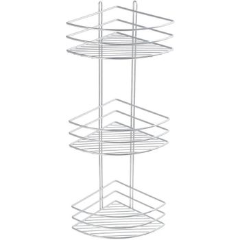 Полка корзина Fixsen FX-710-3 угловая Хром — фото 1, Полки для ванной и душа