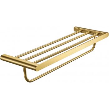 Полка для полотенец Milacio Ultra MCU.965.GD Брашированное золото — фото 1, Полки для полотенец