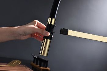 Смеситель для кухни Paulmark Leader Le214101-G Золото — фото 11, Смесители для кухни