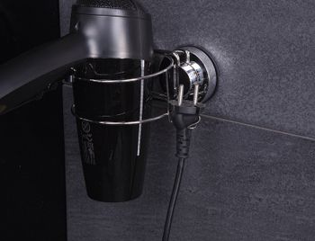 Держатель для фена Ridder 12070000 Хром — фото 4, Держатели для фена