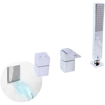 Смеситель на борт ванны Rav Slezak Loira LR563.5P Хром — фото 1, Смесители на борт ванны