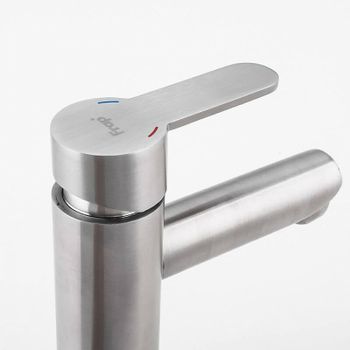 Смеситель для раковины Frap F10801 Сатин — фото 2, Смесители для раковины