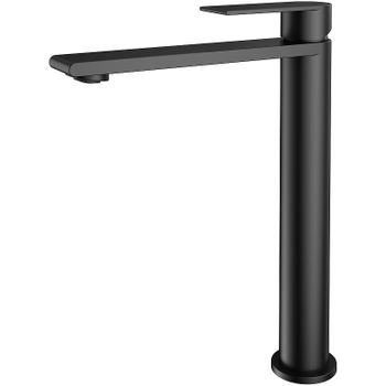 Смеситель для раковины Vincea Vogue (SS) VBF-2VS2MB Черный матовый — фото 1, Смесители для раковины