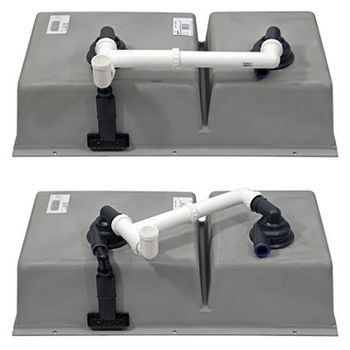 Кухонная мойка Blanco Subline 480/320-U 523588 Белый — фото 3, Кухонные мойки