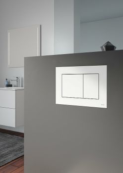 Инсталляция Tece Base 9400413 для подвесного унитаза с Белой кнопкой смыва — фото 5, Инсталляции для унитазов