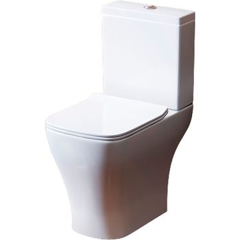 Унитаз компакт Damixa Titan DX78C8600SC с бачком и сиденьем Микролифт — фото 1, Напольные унитазы