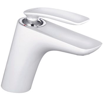 Смеситель для раковины Kludi Balance 520269175 Белый Хром — фото 1, Смесители для раковины