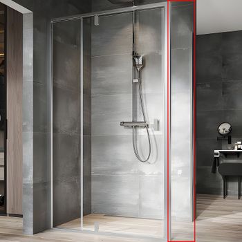 Душевая стенка Ravak Nexty NPS-90 90O70U00Z1 профиль Сатин стекло Transparent — фото 1, Боковые стенки