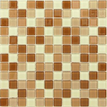 Стеклянная мозаика Caramelle mosaic Acquarelle 4 мм Verbena 29,8x29,8 см — фото 1, Мозаика