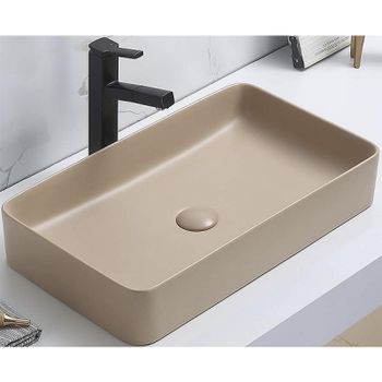 Раковина-чаша CeramaLux 60 78189MC-1 Капучино — фото 1, Раковины накладные