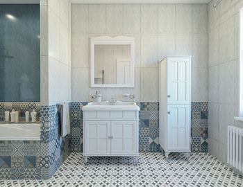 Тумба под раковину Caprigo Borgo 80 33412CH-B231 Белая матовая — фото 4, Тумбы под раковину