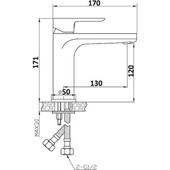 Товар: Смеситель для раковины Agger Gorgeus A0202100 Хром - фото 9 Смеситель для раковины Agger Gorgeus A0202100 Хром — фото 9, Смесители для раковины
