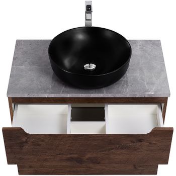 Тумба под раковину BelBagno Etna-H60 90 ETNA-H60-900-2C-SO-RW-P подвесная Rovere Moro — фото 30, Тумбы под раковину