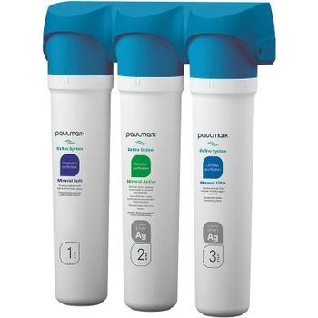 Фильтр под мойку Paulmark Refine System PM-110003 трехступенчатый — фото 1, Фильтры для воды