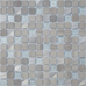 Мозаика Caramelle mosaic Silk Way Grey Velvet 29,8x29,8 см — фото 1, Мозаика