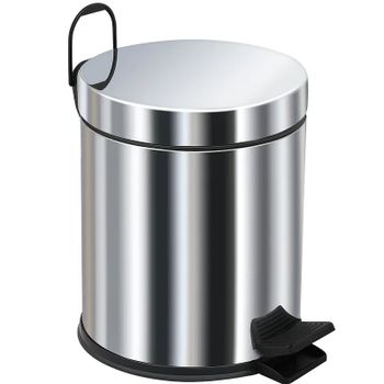 Ведро для мусора Berges 121006 Хром — фото 1, Мусорные ведра