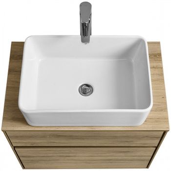 Тумба под раковину Aquaton Либерти 60 1A279401LYC70 подвесная Дуб эльвезия — фото 10, Тумбы под раковину