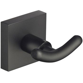 Двойной крючок Timo Selene 12012/03 Черный — фото 1, Крючки для полотенец