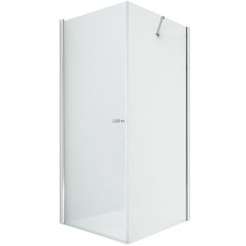 Душевой уголок New Trendy New Soleo Chrome 90x90 D-0141A/D-0088B профиль Хром стекло прозрачное — фото 1, Квадратные душевые уголки