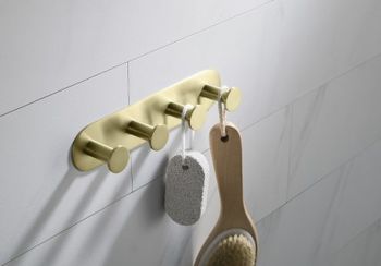 Вешалка для полотенец Timo Saona 13015/17 Золото матовое — фото 2, Крючки для полотенец