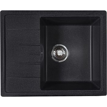 Кухонная мойка Reflection Plato 57 RX1457СL Уголь — фото 1, Кухонные мойки