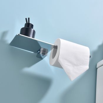 Держатель туалетной бумаги Raglo R301.03 с полкой Хром — фото 6, Держатели туалетной бумаги