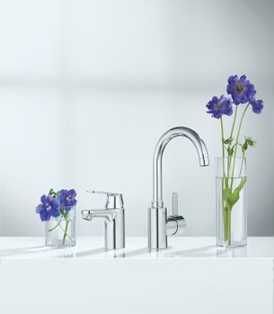 Смеситель для раковины Grohe Eurosmart Cosmopolitan 32824000 Хром — фото 4, Смесители для раковины