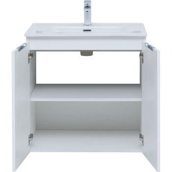 Тумба под раковину Aquanet Алвита New 70 303905 подвесная Белая матовая — фото 4, Тумбы под раковину