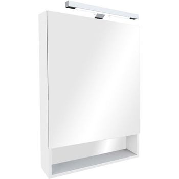 Зеркальный шкаф Roca The Gap 60 ZRU9302885 Белый глянцевый — фото 1, Зеркальные шкафы в ванную
