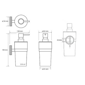 Товар: Дозатор для жидкого мыла Bemeta Stella 166109017 Хром - фото 2 Дозатор для жидкого мыла Bemeta Stella 166109017 Хром — фото 2, Дозаторы
