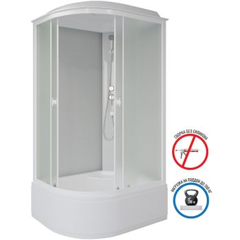 Душевая кабина Niagara Promo 100x70 R P100/70/40R/MT без гидромассажа — фото 3, Душевые кабины