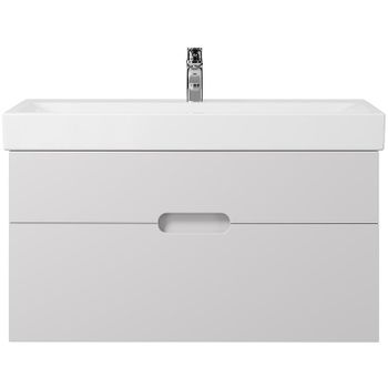 Тумба под раковину Creto Malibu 100 7-1079W подвесная Белая — фото 1, Тумбы под раковину