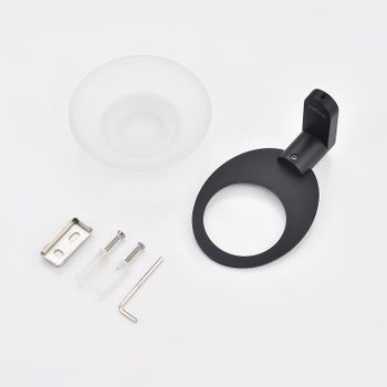 Мыльница Raglo R300.02.06 Черная матовая — фото 9, Мыльницы