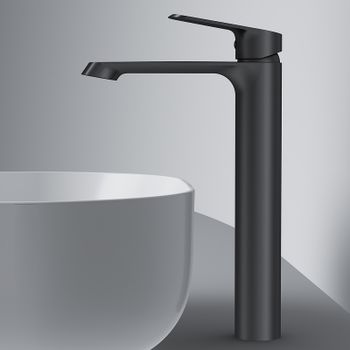 Смеситель для раковины AM.PM Func F8F92022 Черный матовый — фото 5, Смесители для раковины