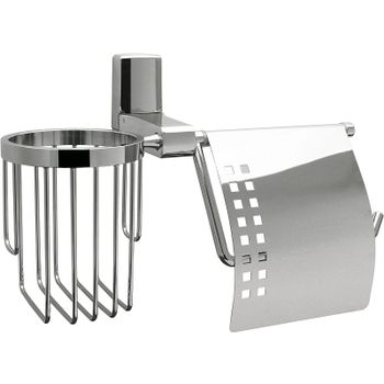 Товар: Держатель туалетной бумаги и освежителя воздуха WasserKRAFT Leine K-5059 с крышкой Хром - фото 1 Держатель туалетной бумаги и освежителя воздуха WasserKRAFT Leine K-5059 с крышкой Хром — фото 1, Держатели туалетной бумаги