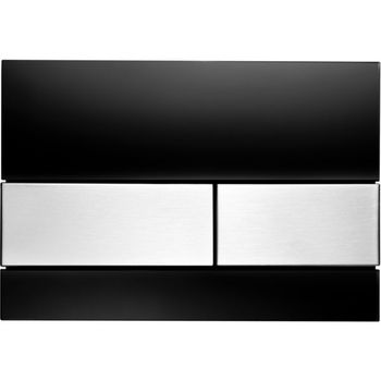 Клавиша смыва Tece Square 9240806 для унитаза Черная Нержавеющая сталь — фото 1, Кнопки смыва