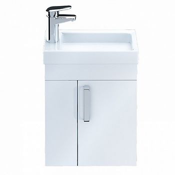 Тумба с раковиной Iddis Torr 40 подвесная Белая — фото 1, Тумбы с раковиной