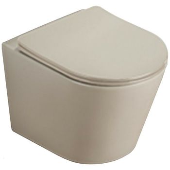 Унитаз CeramaLux B2330-4MC подвесной с сиденьем Микролифт — фото 1, Подвесные унитазы