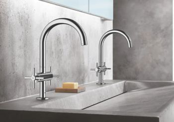Смеситель для раковины Grohe Atrio 21019003 Хром — фото 9, Смесители для раковины