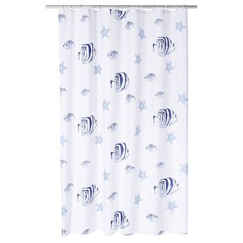 Штора для ванны Ridder Skalar 200х180 Синяя — фото 2, Шторы для ванной