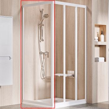 Душевая стенка Ravak Supernova APSS-75 94030102Z1 профиль Белый стекло Transparent — фото 1, Боковые стенки