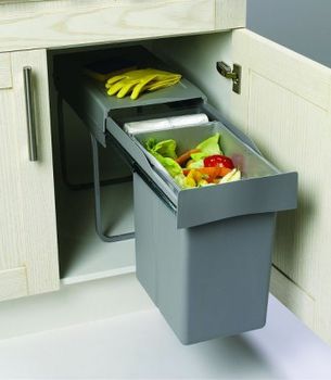 Товар: Система сортировки мусора Alveus Albio 20 1x21 L+0.5 L 1090334 Серая - фото 2 Система сортировки мусора Alveus Albio 20 1x21 L+0.5 L 1090334 Серая — фото 2, Системы сортировки мусора