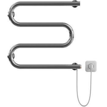 Электрический полотенцесушитель Ника Simple М-обр. 50/50 Хром — фото 1, Электрические полотенцесушители