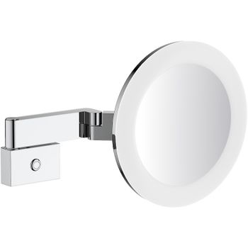 Косметическое зеркало Timo Petruma 15276/00 с подсветкой Хром — фото 1, Косметические зеркала