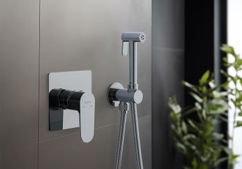 Гигиенический душ со смесителем Aquatek Оберон AQ1219CR Хром — фото 6, Гигиенические души