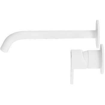 Смеситель для раковины Cezares Leaf LEAF-BLI2-BIO Белый матовый — фото 4, Смесители для раковины