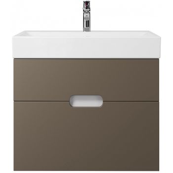 Тумба под раковину Creto Malibu 60 7-1077Cap подвесная Capuchino — фото 1, Тумбы под раковину