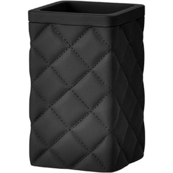 Стакан для зубных щеток WasserKRAFT Mosel K-4528 Черный матовый — фото 1, Стаканы для зубных щеток